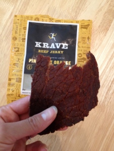 Here’s the beef! Every piece of Krave Jerky looks like fresh meat—‘cause that’s what they use to make it, natch.
